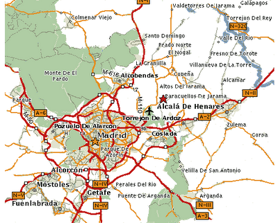 madrid region map